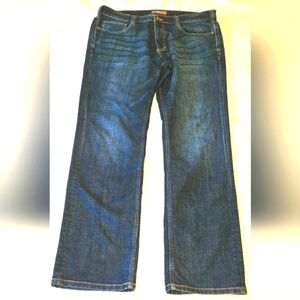 5.11 Tactical Jeans Mens Size 38x34 Dark Blue Denim Whiskers "Always Be Ready"